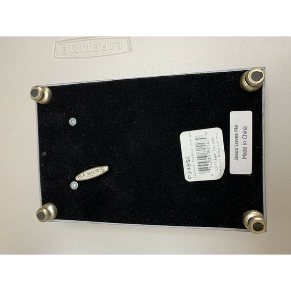 Twinkle Twinkle Champagne Silver Music Box/Jewelry Box Plays Jesus Loves Me READ - Picture 7 of 10